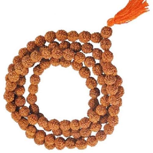 5 Face Rudraksha Mala 5mm